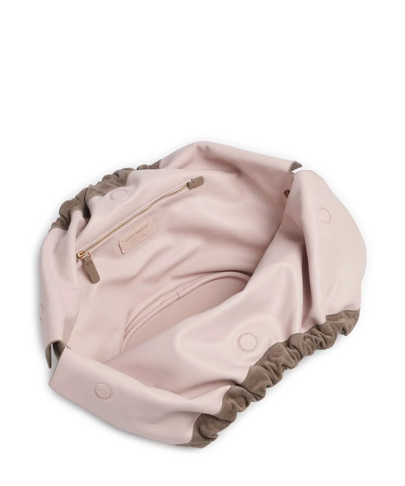 Coccinelle Smash Suede Bolso de hobo warm taupe