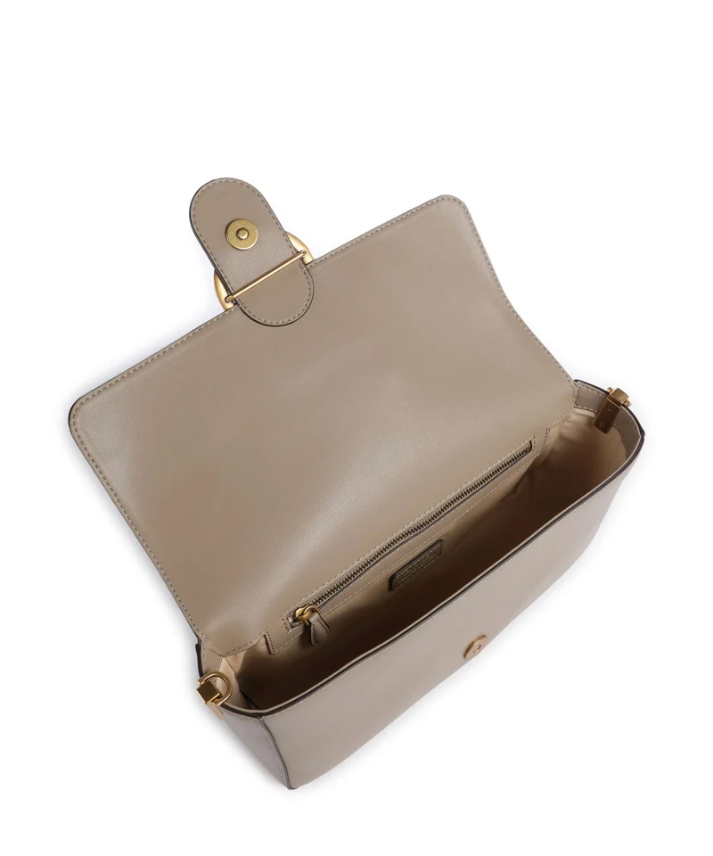 Pinko Love One Classic Slouchy Bandolera grigio talpa/antique gold