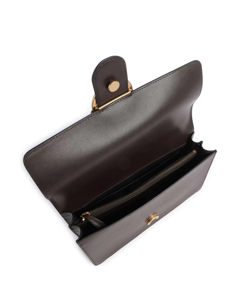 Pinko Love One Classic Bandolera marrone marasca/antique gold
