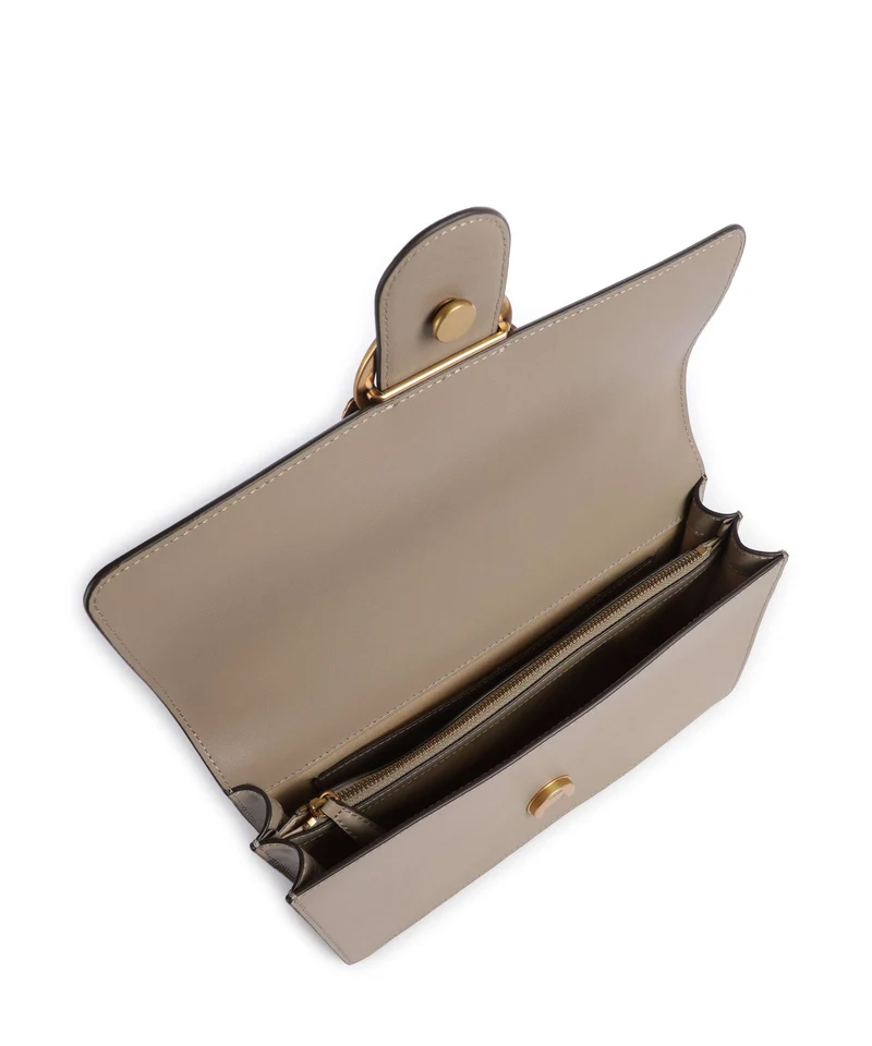 Pinko Love One Classic Bandolera grigio talpa/antique gold