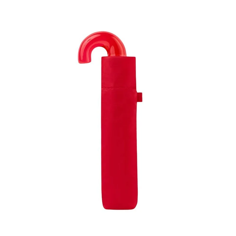 Paraguas Plegable Mujer C-Collection Nautic Rojo Manual