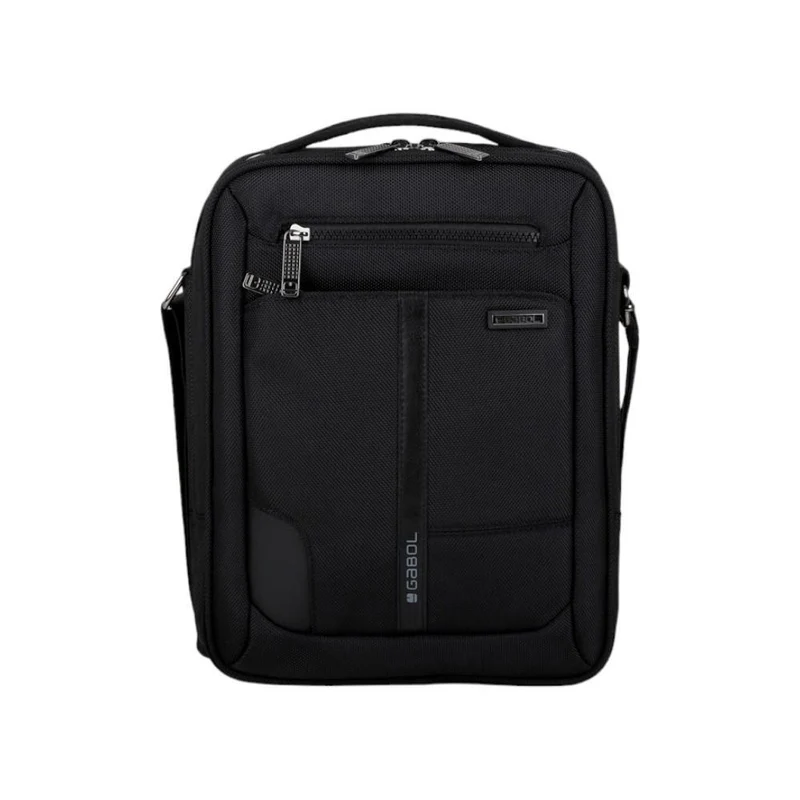 Bandolera Gabol Stark Negra para Tablet 10" con Doble Compartimento