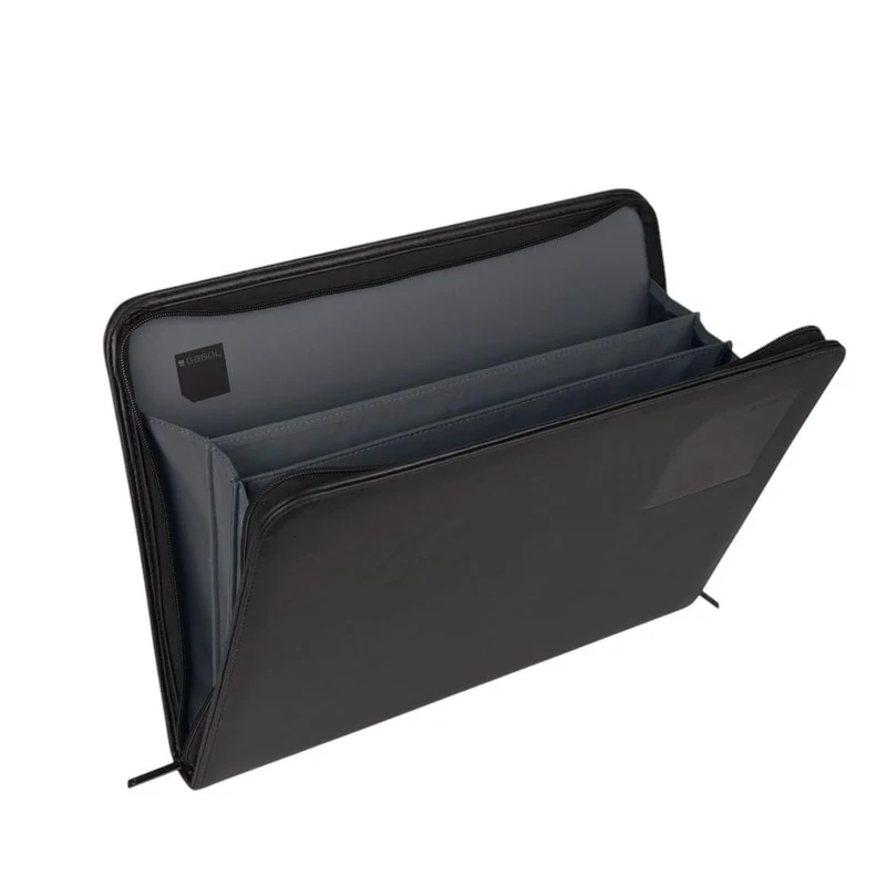 Portafolio A4 Gabol Omega Negro con Clasificador
