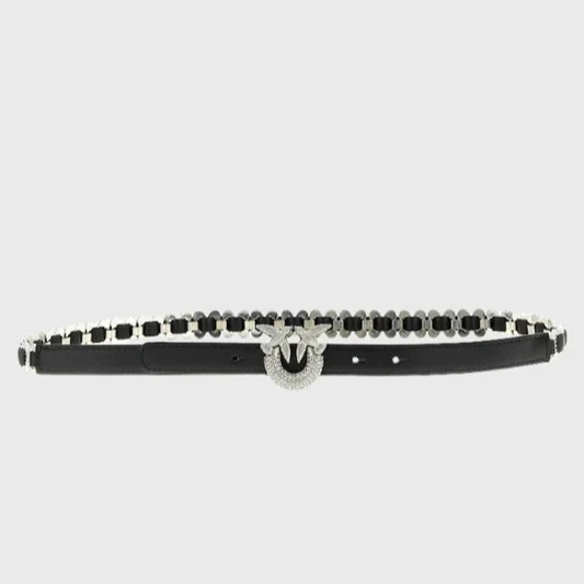 Cinturón Pinko de Mujer de Piel Negro 105892 A2XH Z99N