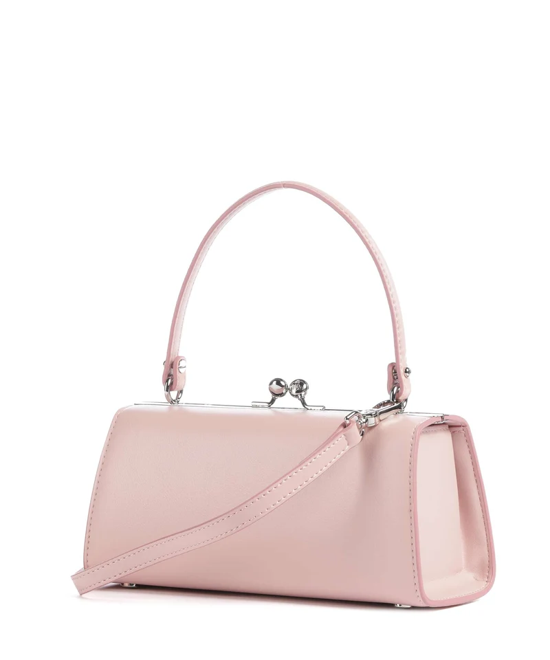 Vivienne Westwood Doll Frame Smooth XL Bolso de mano pastel pink
