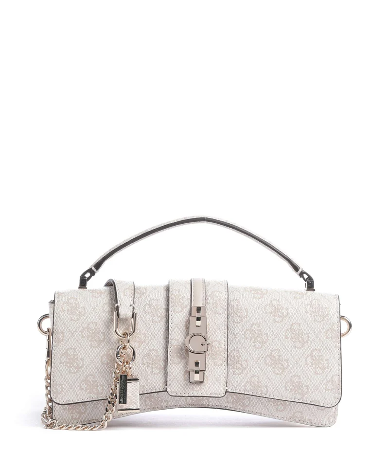 Guess Yvonne Logo Mini Bolso de mano stone logo