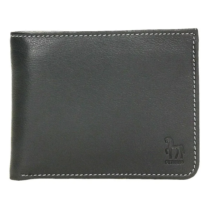 Cartera De Piel Con Bolsillo Secreto Petusco