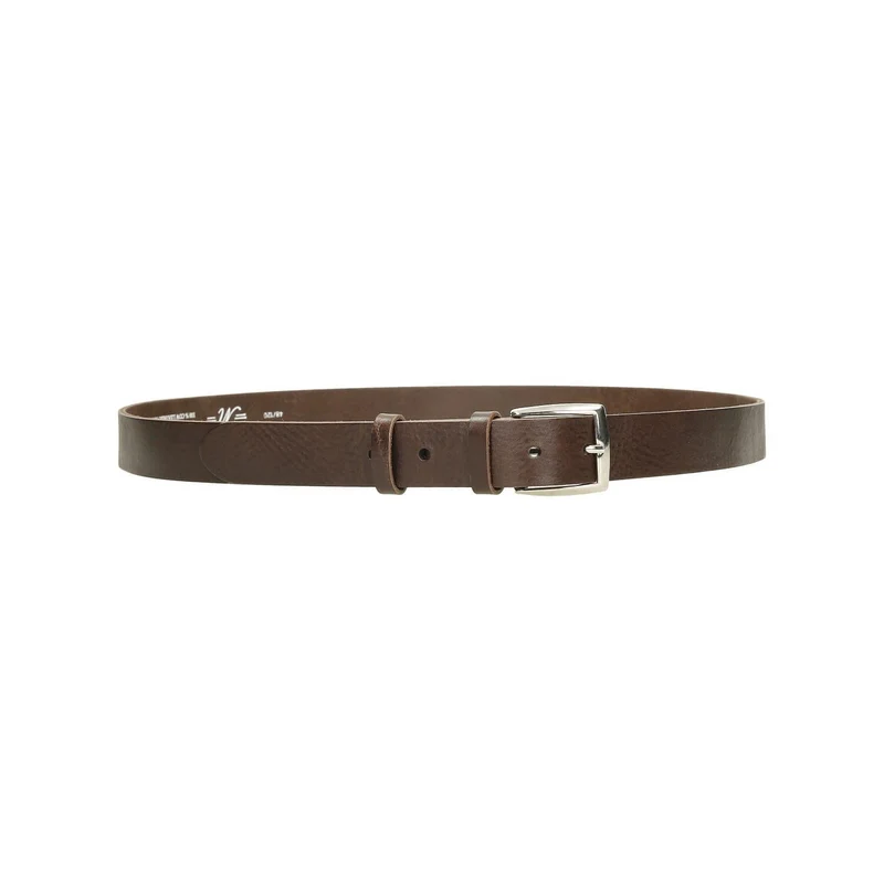 Cinturón de Piel GS Urban Marrón Fabricado en España con Doble Trabilla