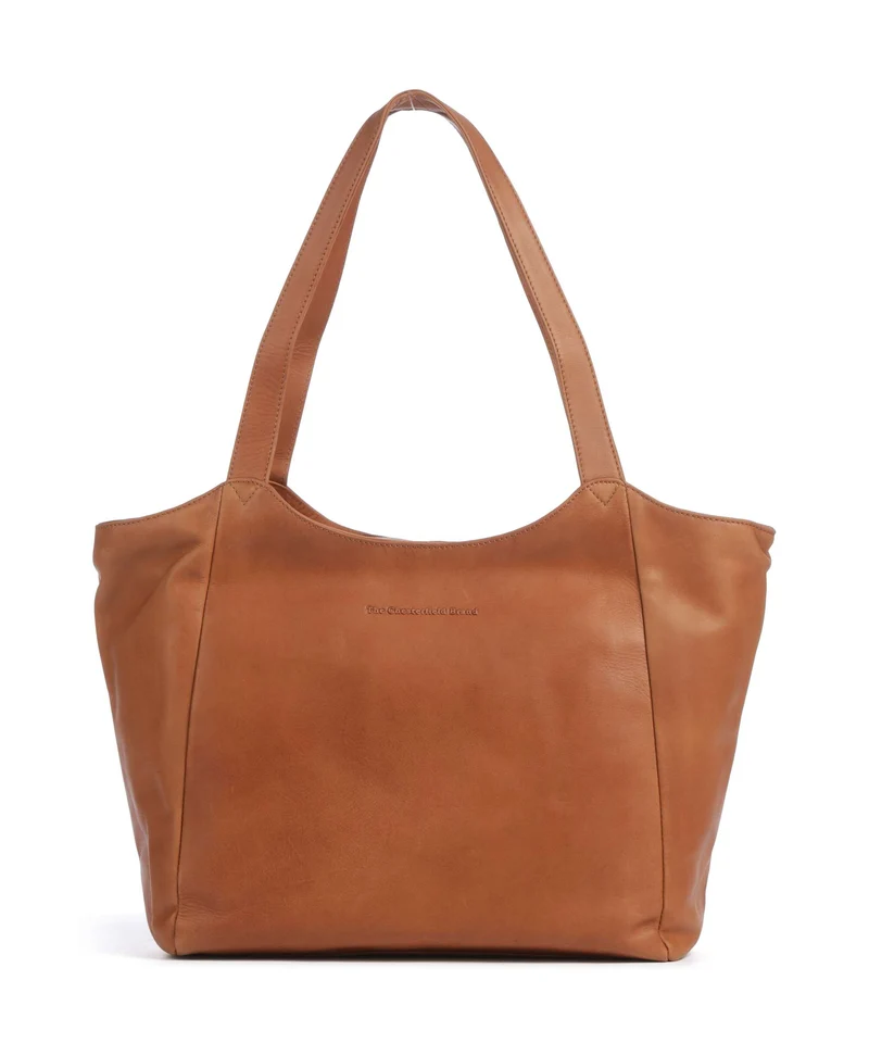 The Chesterfield Brand Wax Pull Up Cow Mireya Bolsa shopping cognac