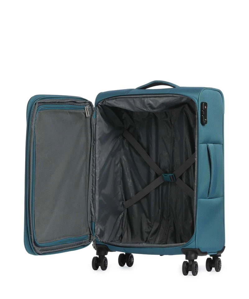 American Tourister Nitestream Juego de maletas (4 ruedas) teal/lime