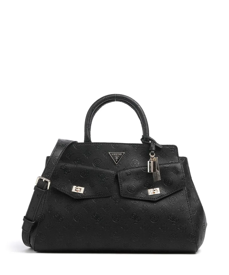 Guess Blake Large Bolso de mano black logo