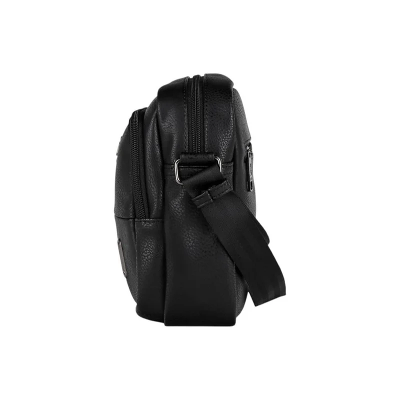 Bolso Bandolera Hombre Gabol de Polipiel Negra - Colección Snap