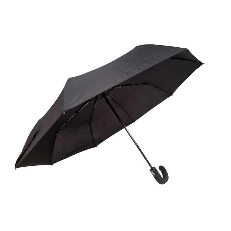 Paraguas Plegable Hombre Automático Negro 56 cm