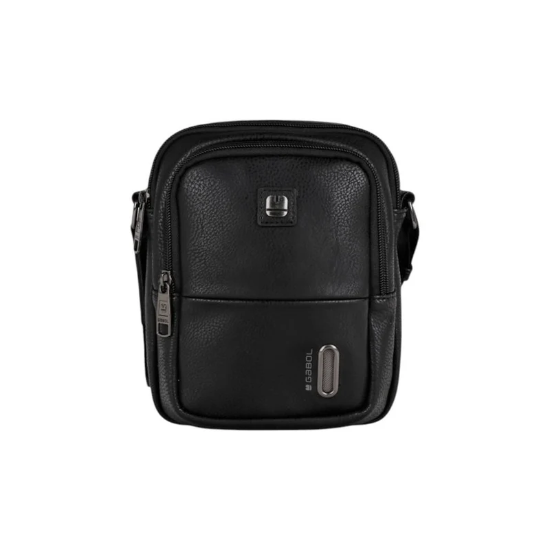 Bolso Bandolera Hombre Gabol Snap Negro - Tamaño Pequeño Compacto