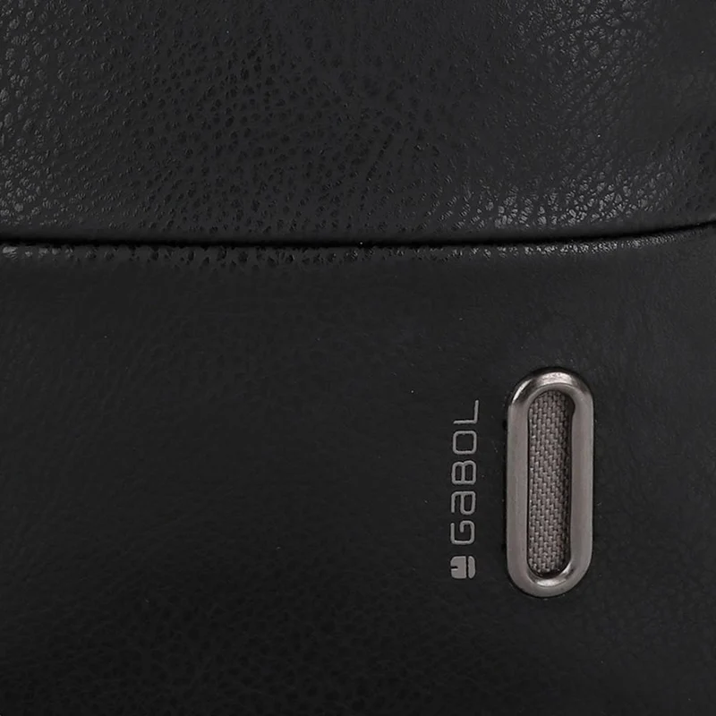 Bolso Bandolera Hombre Gabol Snap Negro - Tamaño Pequeño Compacto