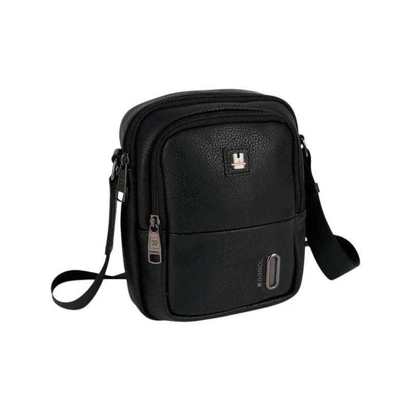 Bolso Bandolera Hombre Gabol Snap Negro - Tamaño Pequeño Compacto