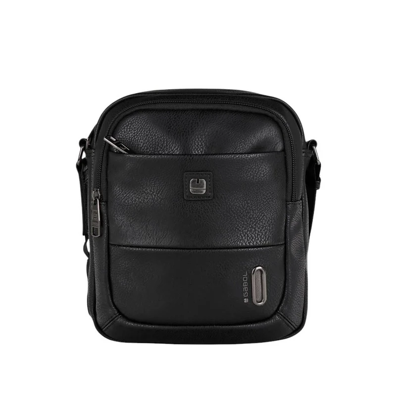 Bolso Bandolera Hombre Gabol Snap Negro - Capacidad 4L