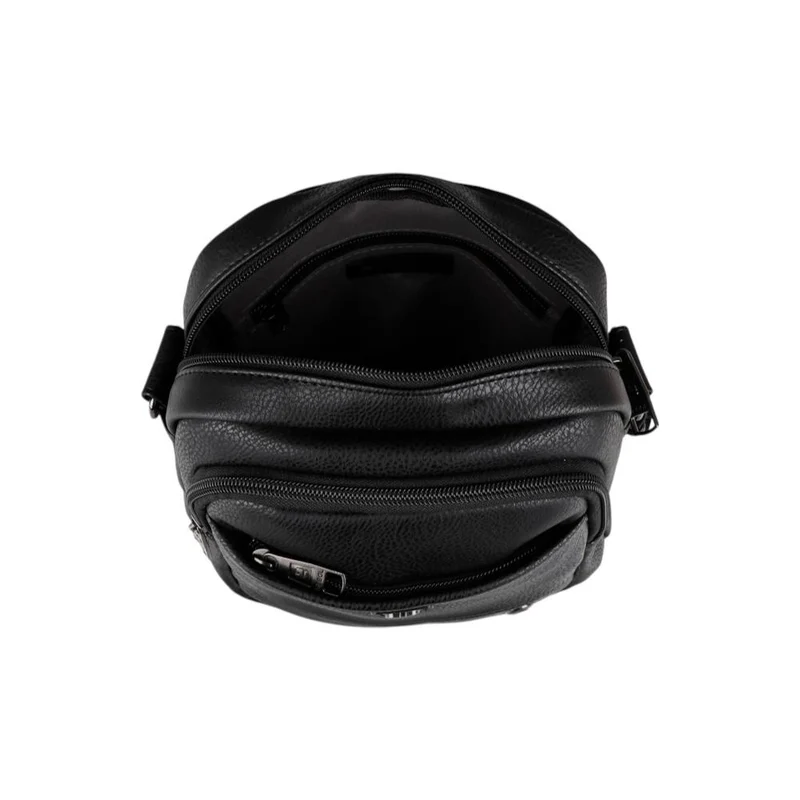Bolso Bandolera Hombre Gabol Snap Negro - Capacidad 4L