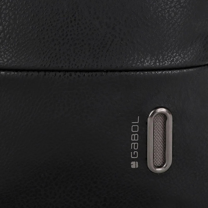 Bolso Bandolera Hombre Gabol Snap Negro - Capacidad 4L