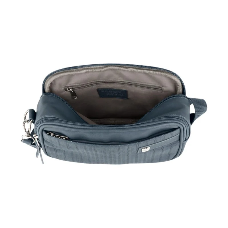 Bolso Bandolera Mujer Gabol Laia Petróleo Compacto con Bandolera Antirrobo