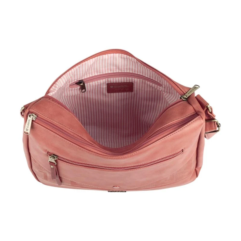 Bolso Bandolera Mujer Gabol Lis Caldera con Bolsillos y Gran Capacidad