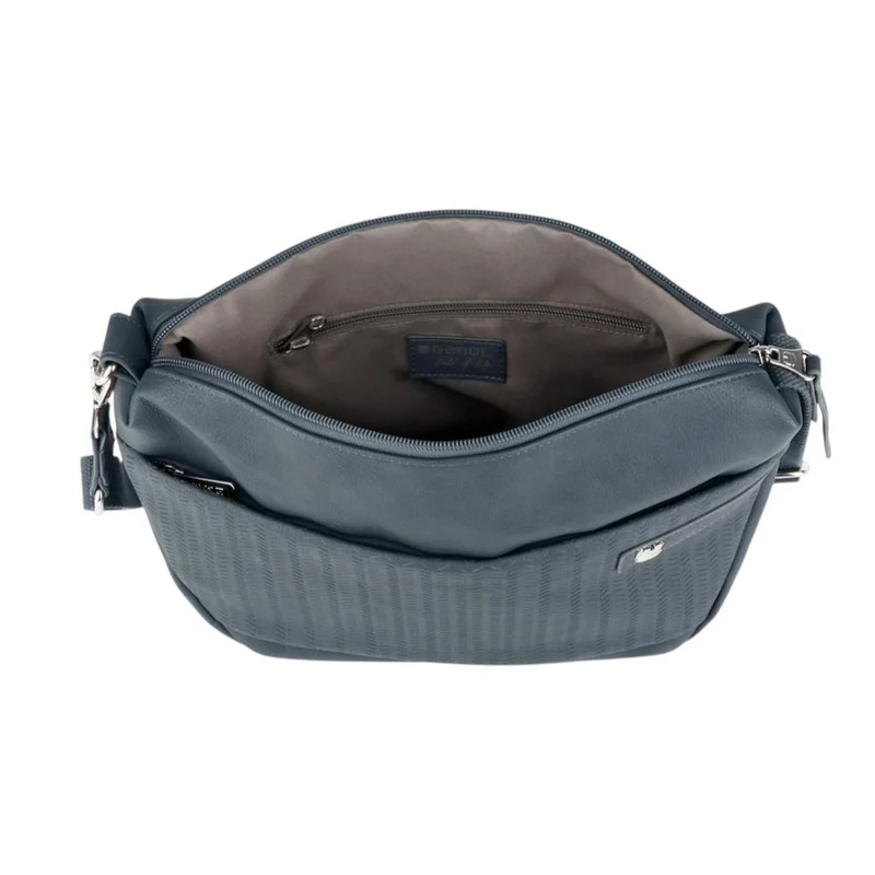 Bolso Bandolera Mujer Gabol Laia Petróleo con Bandolera Antirrobo