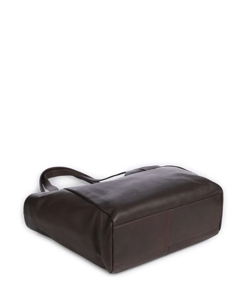 The Chesterfield Brand Wax Pull Up Cow Mireya Bolsa shopping brown
