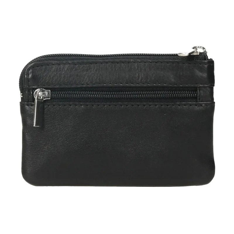 Monedero de Piel J.L Piel Negro con Llavero RFID