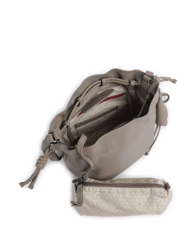 Aunts & Uncles Bohemian Vibes Fleur Bucket bolso de mano taupe