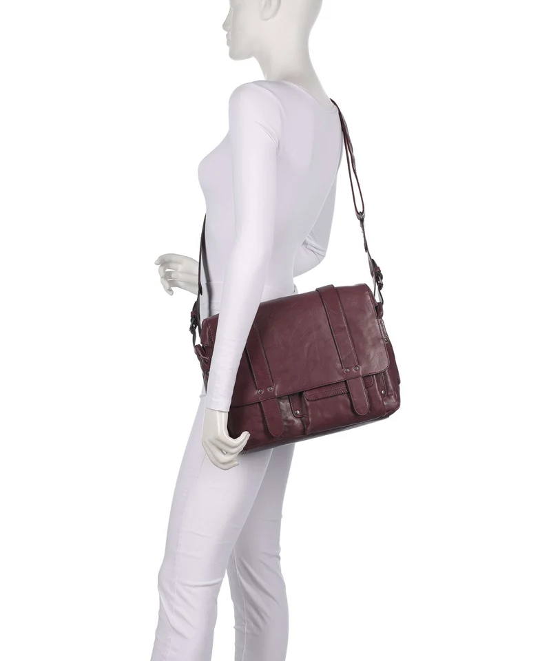 Aunts & Uncles Grandma's Luxury Club Mrs. Honey Pie Bolso de mensajero dark cherry