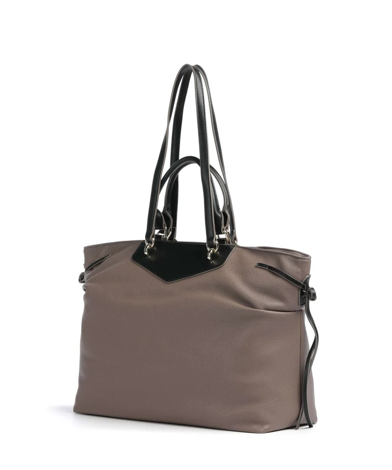 Valentino Bags Fiamma Re Bolsa shopping taupe/nero
