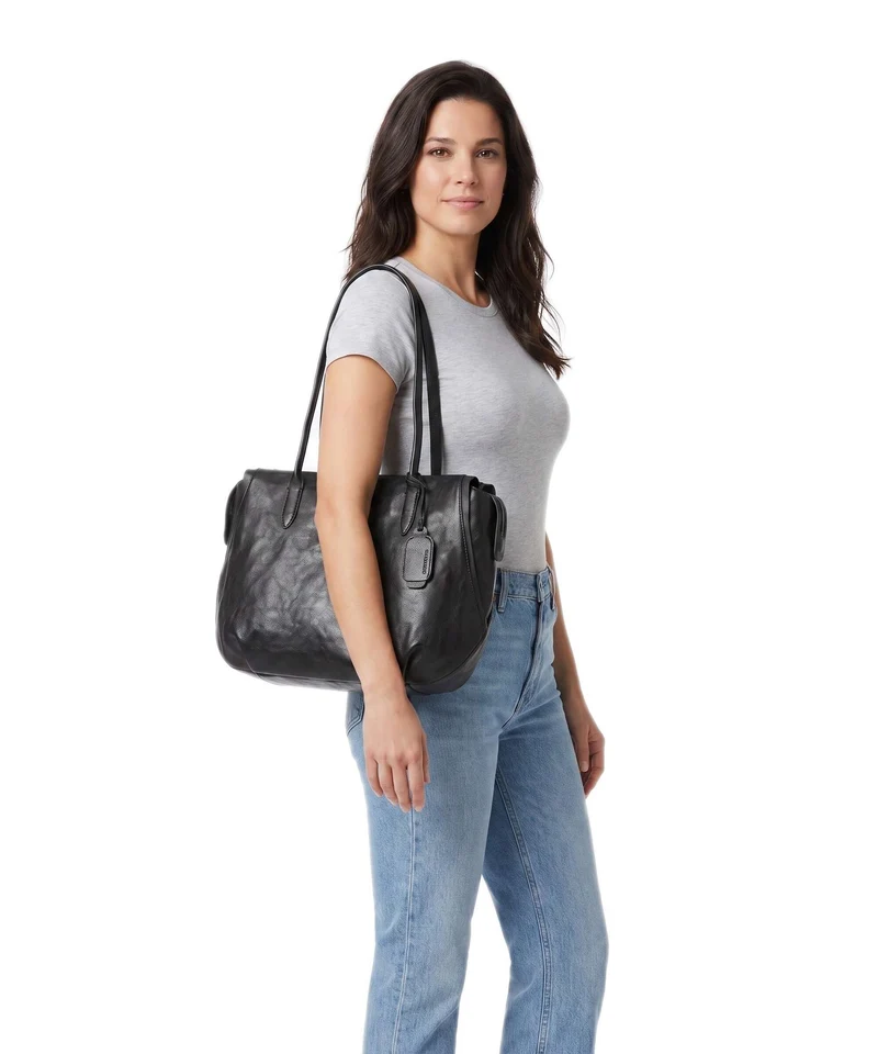 Aunts & Uncles Grandma's Luxury Club Mrs. Florentine Bolsa shopping black smoke
