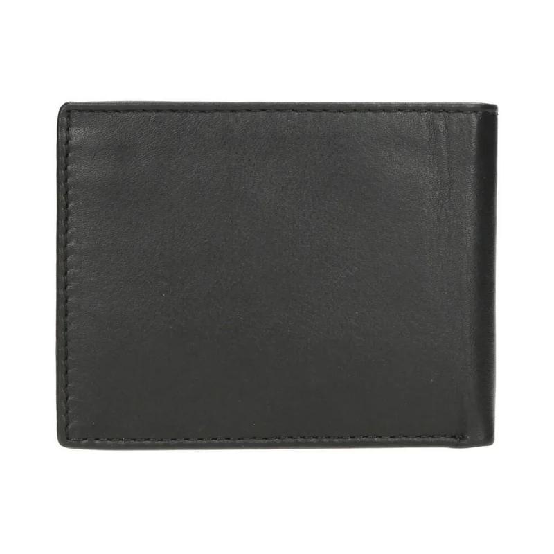 Cartera Americana J.L Piel Bandera España RFID Negra