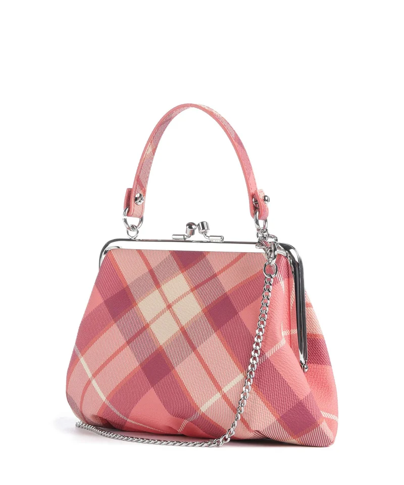Vivienne Westwood Granny Frame Buccia D'Arancia Bolso de mano fraser pink