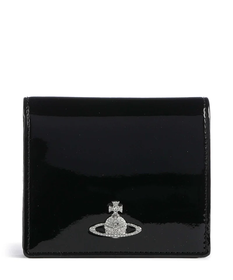 Vivienne Westwood Patent Monedero black/diamante orb