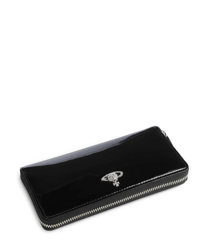 Vivienne Westwood Patent Monedero black/diamante orb