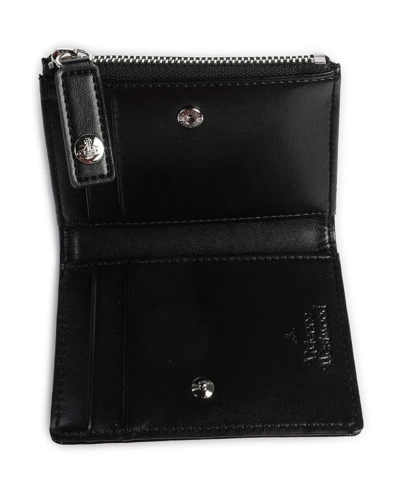Vivienne Westwood Patent Tarjetero black/diamante orb
