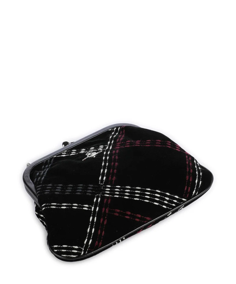 Vivienne Westwood Vivienne Velvet Check Bolso de hombro black/multicolor