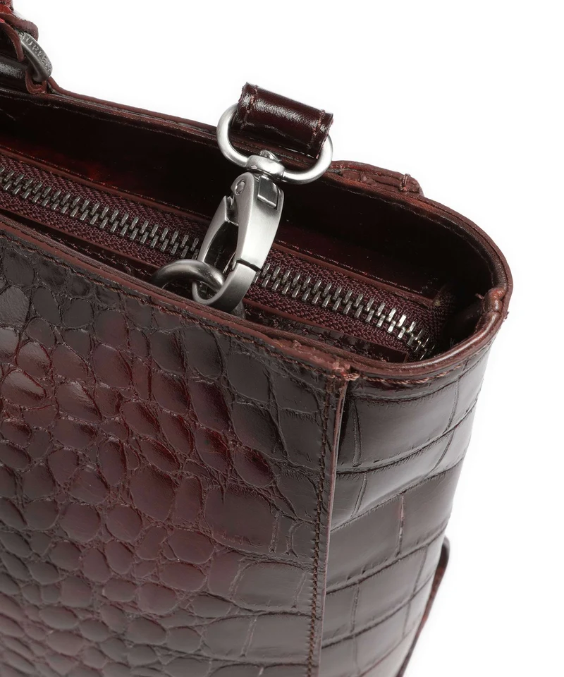 Burkely Cool Colbie Bolsa shopping burgundy patent