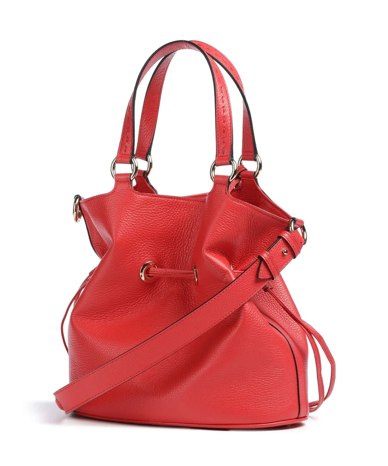 Lancel Premier Flirt M Bucket bolso de mano kiss red