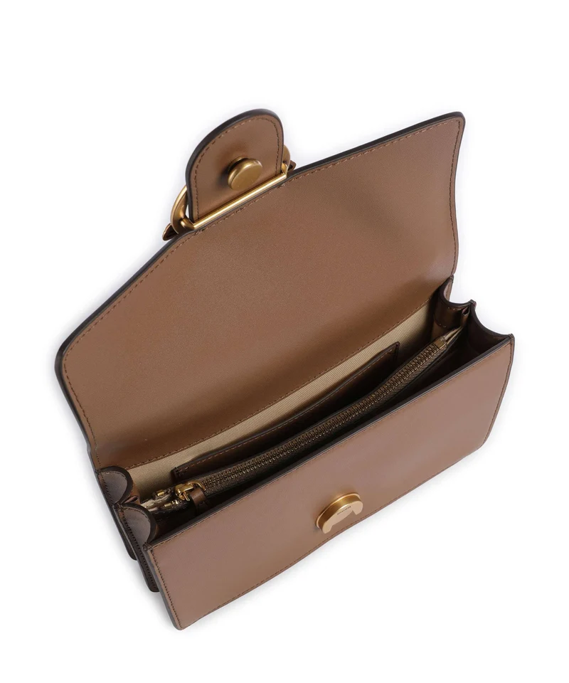 Pinko Love One Mini Bandolera marrone cognac/antique gold