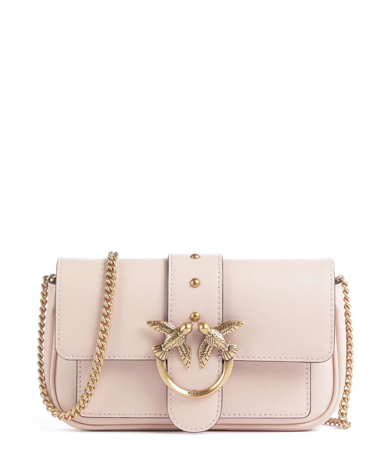 Pinko Love One Pocket Monedero rosa cammeo/antique gold