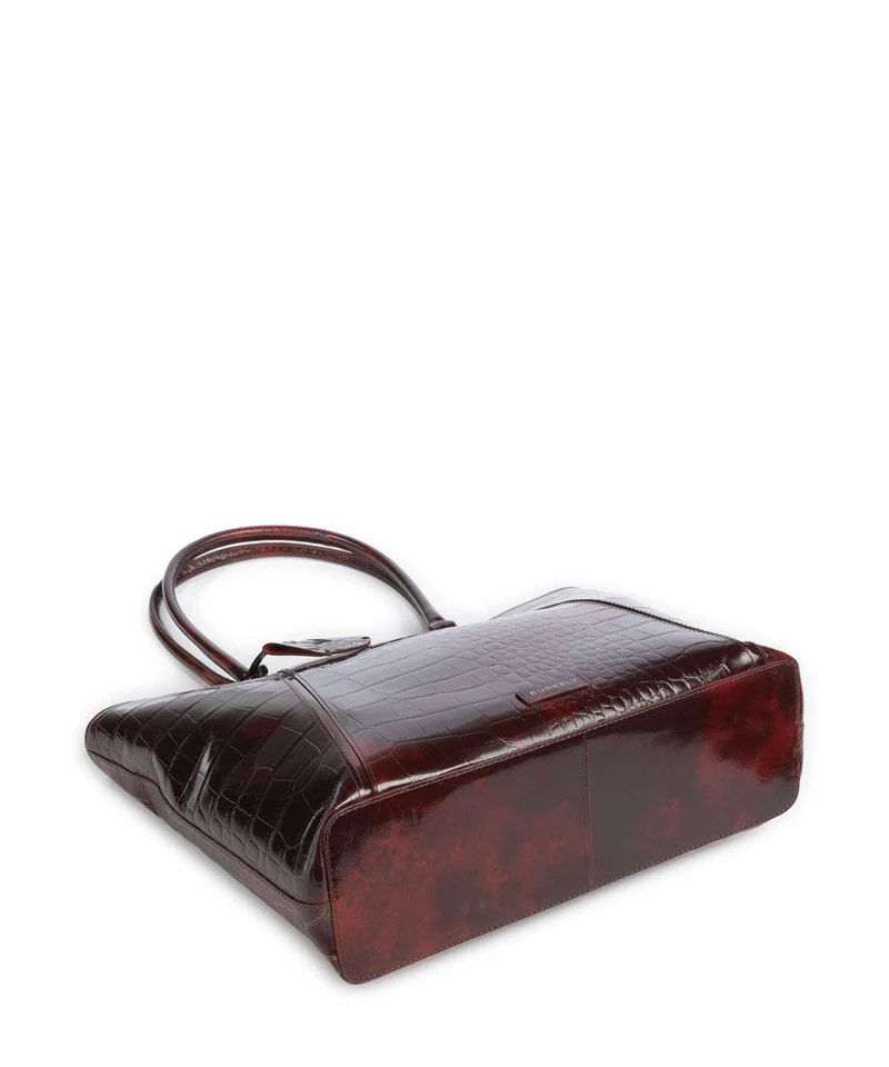 Burkely Cool Colbie Bolsa shopping burgundy patent