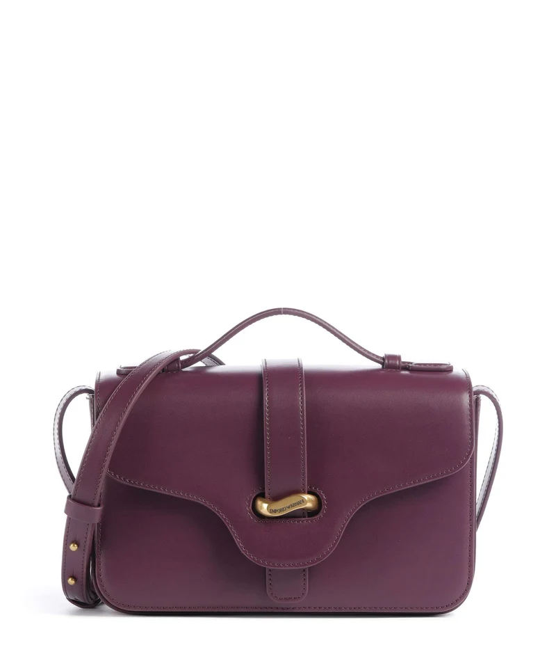 Emporio Armani Costanza Bandolera aubergine