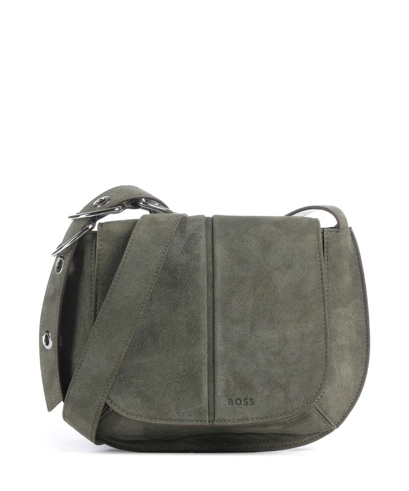 BOSS Clarice Bandolera dark green