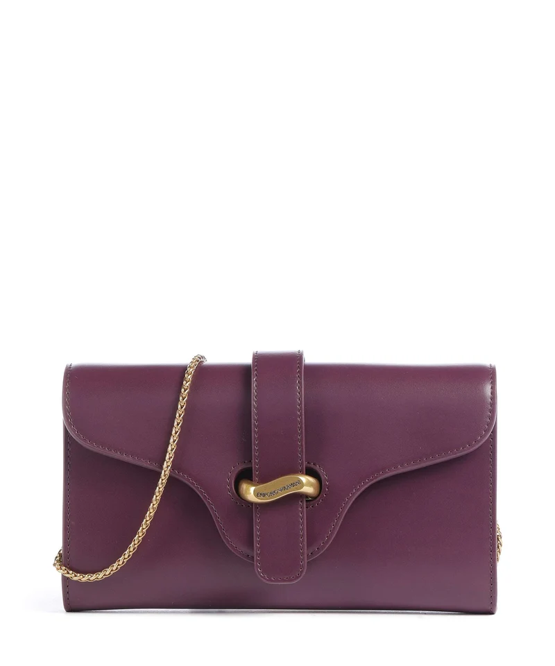 Emporio Armani Costanza Bandolera aubergine
