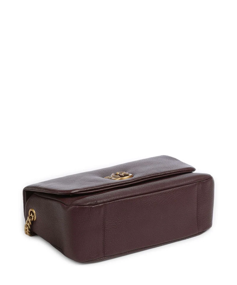 Pinko Click Soft Horizontal Chain Bolso de hombro castano intenso/antique gold