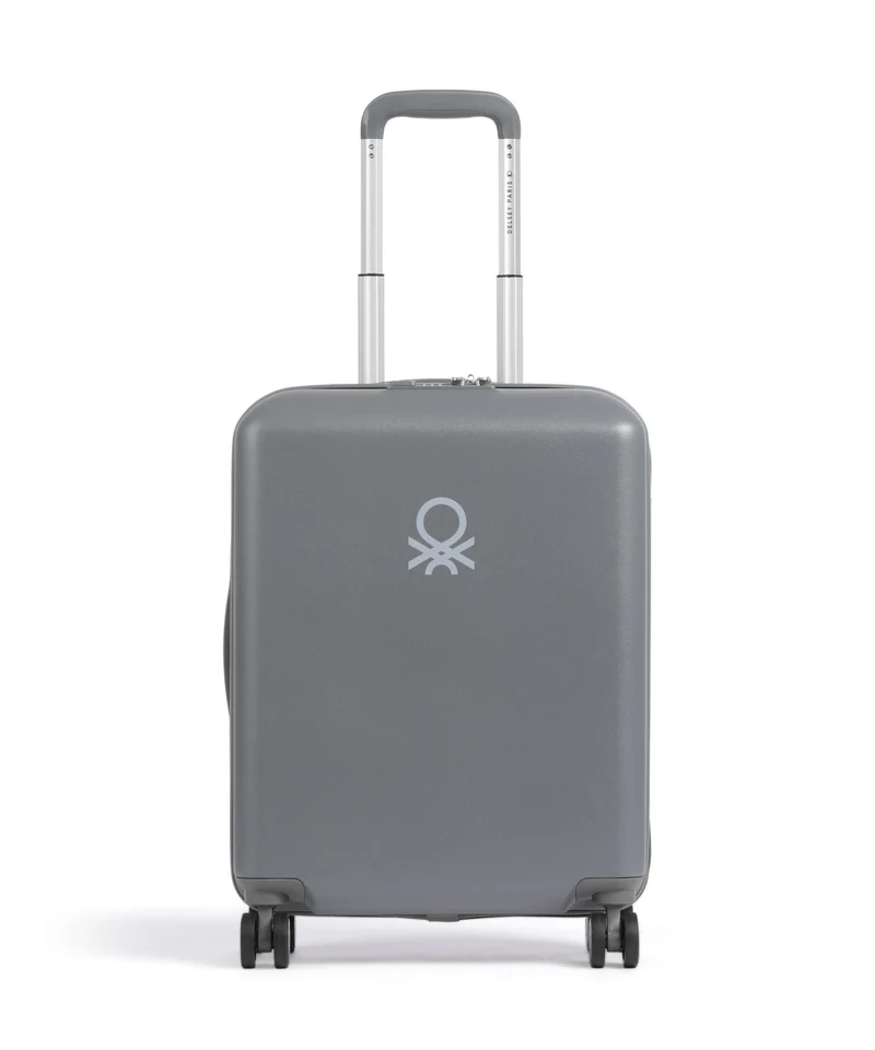 Delsey Paris x United Colors of Benetton UCB Hardside Maleta con 4 ruedas steel grey