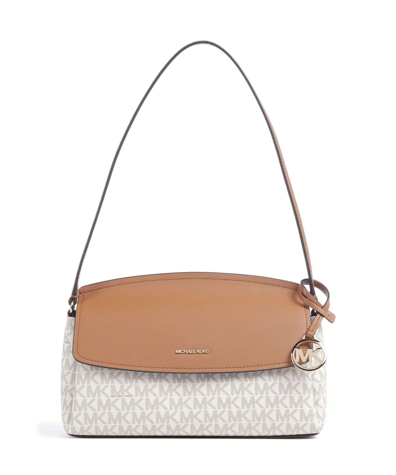 Michael Kors Landry Medium Bolso de hombro vanilla/acorn