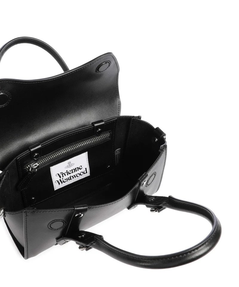 Vivienne Westwood Bettina Smooth Mini Bolso de mano black
